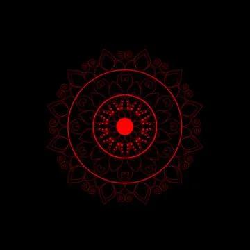 Creative Mandala Background Design . Stock Illustration