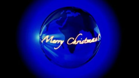 Creative Merry Christmas Text Video in 4K for Campaigns Stock Footage 293829731
