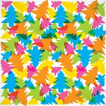 Creative merry christmas tree background stock vector Stock Illustration