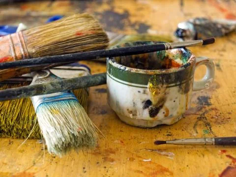 Creative mess Stock Photos