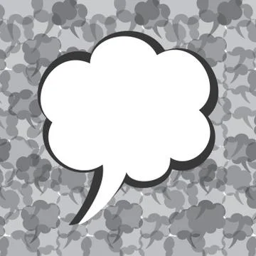 Creative message bubble design stock vector Stock Illustration