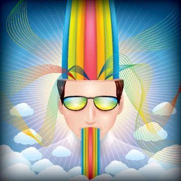 Creative Mind Concept Illustrazione stock