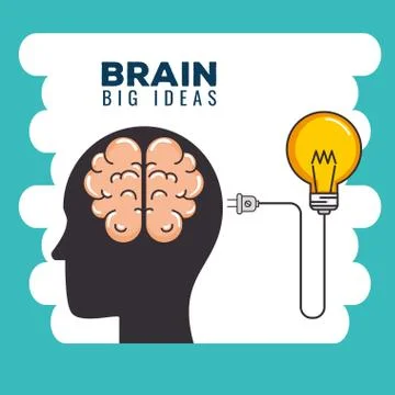 Creative mind set icons Stock Illustration