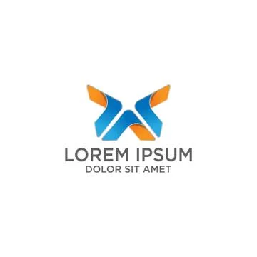 Creative minimal AV logo icon design in vector illustrator format with abstra Stock Illustration