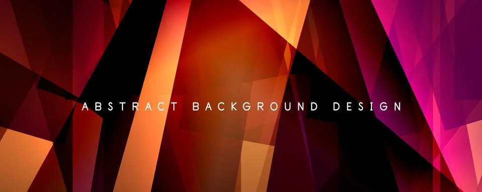 Creative minimal geometric abstract background Stock Illustration