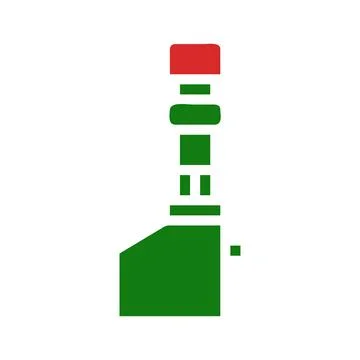 Creative Minimalist Chimney Icon Isolated Design イラスト素材