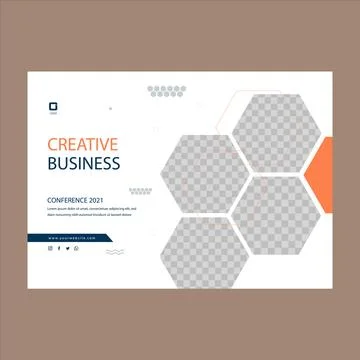 Creative modern abstract  banner design template Stock Illustration