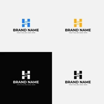 Creative modern abstract Initial letter h logo design vector template. Profes Stock Illustration