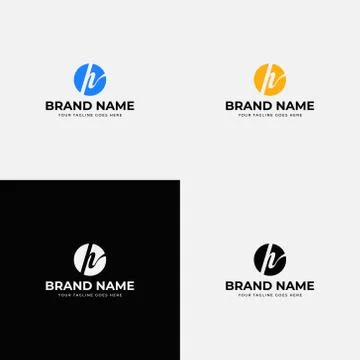 Creative modern abstract Initial letter h logo design vector template. Profes Stock Illustration