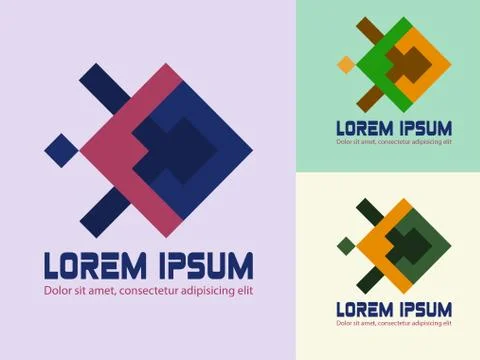 Creative, Modern, Abstract Logo design, Icon and Symbol, logo design vector Stock Illustration
