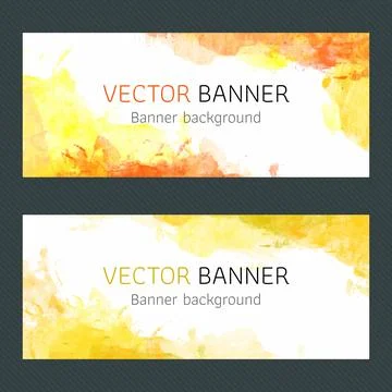 Creative modern abstract web banner design template Stock Illustration