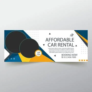 Creative modern abstract web banner design template Stock-Illustration