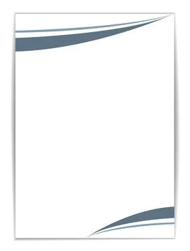 Creative, modern, unique, clean, and professional corporate company business Stock Illustration