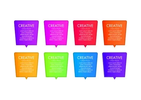 Creative modern web design elements template. Web elements with navigation, b Stockillustratie