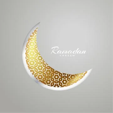Creative moon design for ramadan kareem festival Stock Illustration