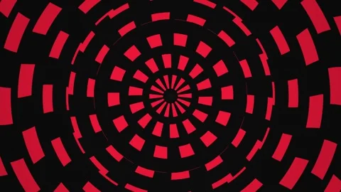 Creative motion graphic with red shapes on black background Stock Footage 339492258