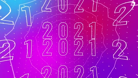 Creative Motion Typography Design 2021. Stock Footage 141418328