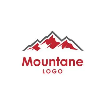 This is creative mountain icon Stock Illustration