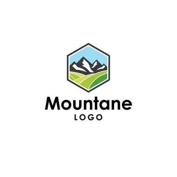 This is creative mountain icon Stock Illustration