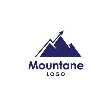 This is creative mountain icon Stock Illustration