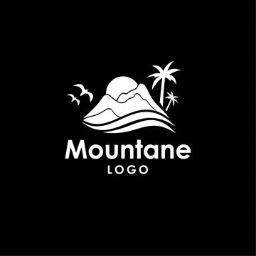 This is creative mountain icon Stock Illustration