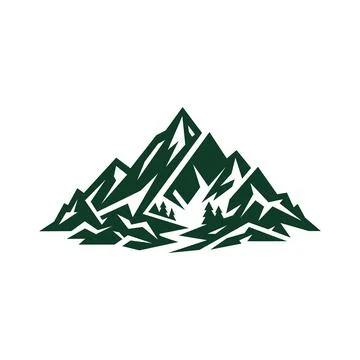 Creative Mountain Logo Design for Adventure Travel and Outdoor Brand Stock Illustration