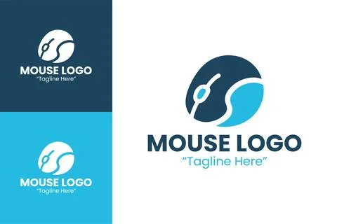 Creative Mouse Logo Stock Illustration