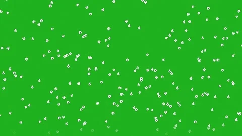 Creative Moving Of Alphabet on green Screen Stock Footage 237259585