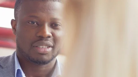 Creative multi-ethnic employees discussing the project, close-up Stock Footage 73859229