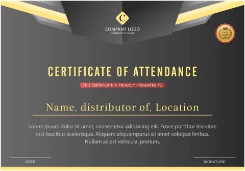 Creative multipurpose certificate design for every sectors Stock Illustration