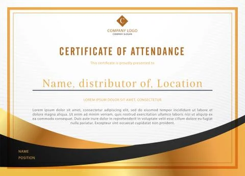 Creative multipurpose professional decorative certificate template vector design Stock Illustration