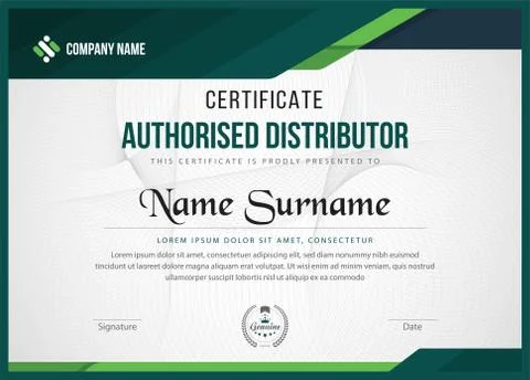 Creative multipurpose professional decorative eps certificate template vector Stock Illustration