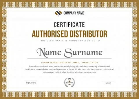 Creative multipurpose professional trendy eps certificate template design Illustrazione stock