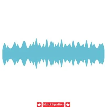 Creative Music Equalizer Designs in Vector   Vibrant Sound Visuals Stock Illustration