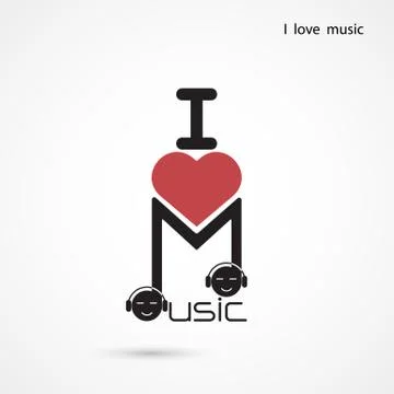 Creative music note abstract vector logo design. Musical creative logotype sy Stock Illustration