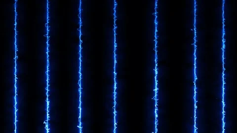 Creative neon bars rendering. colorful led lines lightning. m 389 Stock Footage 259808153