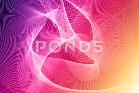 Creative Neon Color Blend Abstract Wallpaper Illustration Modello PSD