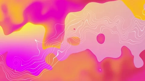 Creative new design colorful liquid  gradient line background with wave Stock Footage 169947448