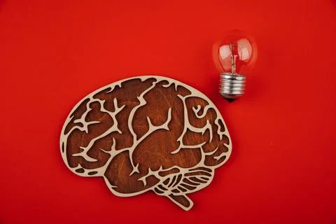 Creative new idea. Innovation, brainstorming, inspiration and solution concepts Stock Photos