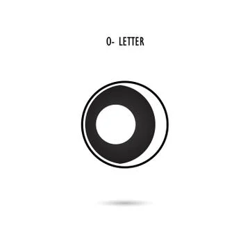 Creative O-letter icon abstract logo design.O-alphabet symbol.Corporate busin Stock Illustration