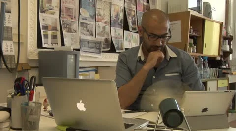 Creative office work 1 Stock Footage 11438143