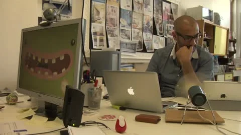 Creative office work 2 Stock Footage 11437847