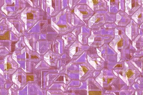Creative optic crystalline template digitally drawn background or texture Stock Illustration