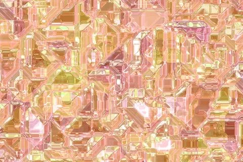 Creative optic wire crystal template cg background illustration Stock Illustration