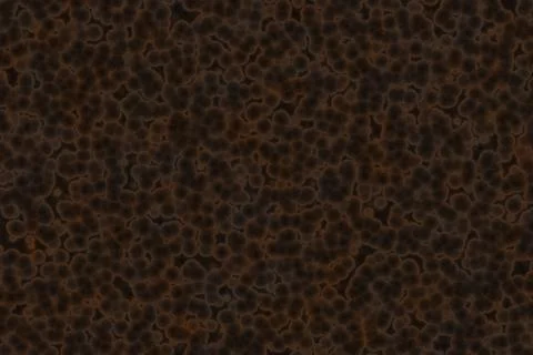 Creative  orange big amount of organic bacterias cg background Illustrazione stock