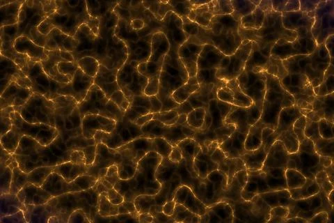 Creative orange lightings waves computer graphic backdrop illustration Stock-Illustration