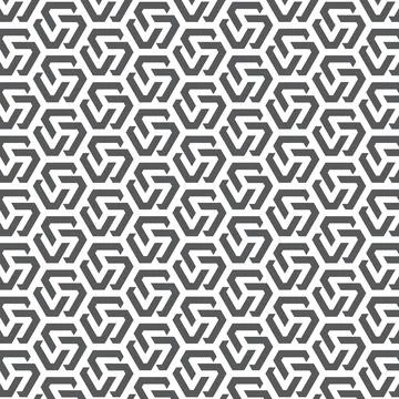 Creative, original hexagonal tile design. Vector Stock Illustration