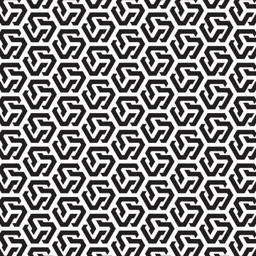Creative, original hexagonal tile design. Vector Stock Illustration