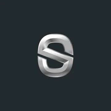 Creative original S letter logo design, vector Stock Illustration