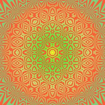 Creative Ornamental Colored Pattern Creative Ornamental Colored Pattern. G... Stock Photos